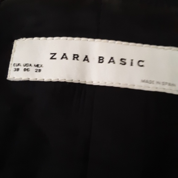 Zara Basic Black Suit Blazer - Picture 5 of 5